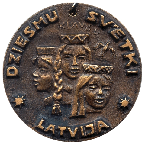 «Dziesmu Svētki» 2010.bronza,medaļa,9cm