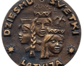 «Dziesmu Svētki» 2010.bronza,medaļa,9cm